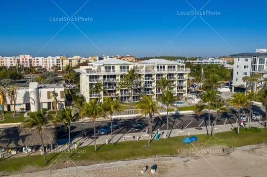 Aerial building view