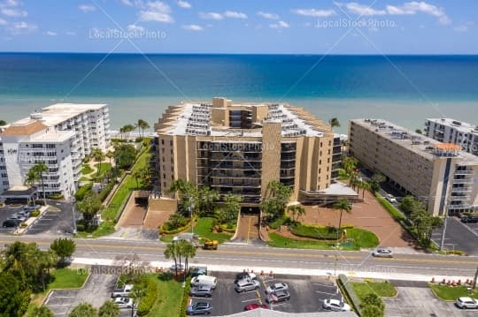 Aerial building view