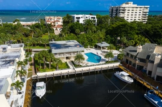 Aerial Pool View