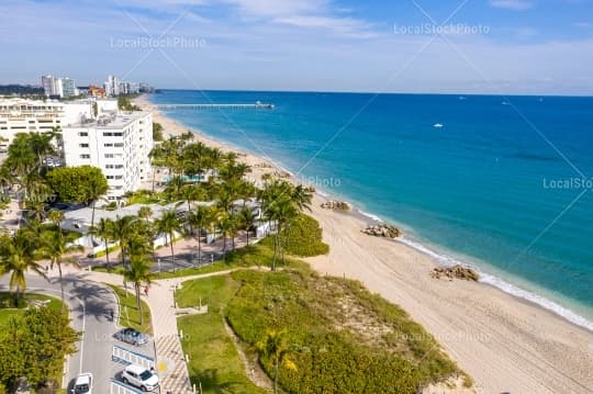 Beach Aerial View