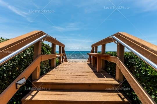 Beach entrance