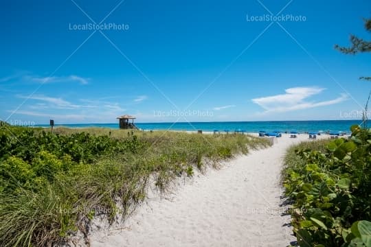 Beach entrance