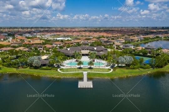 Clubhouse aerial view