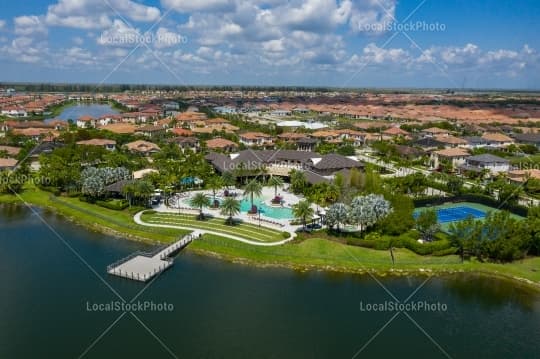 Clubhouse aerial view