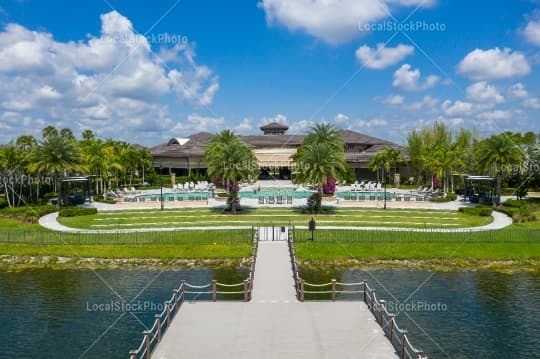 Clubhouse aerial view