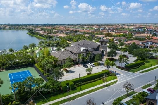 Clubhouse aerial view