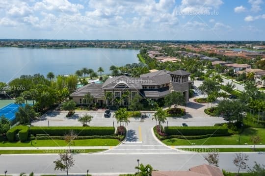 Clubhouse aerial view