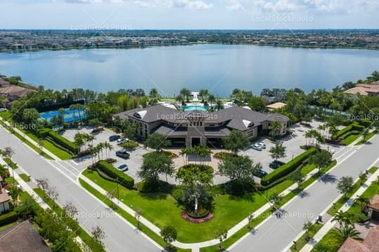 Clubhouse aerial view