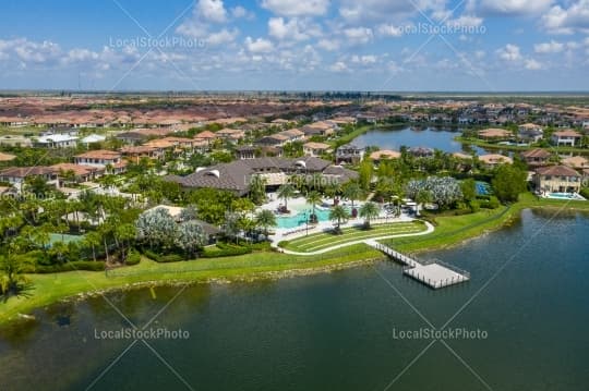 Clubhouse aerial view