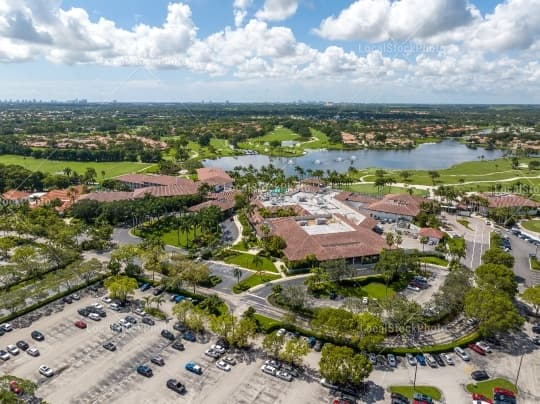 Clubhouse aerial view