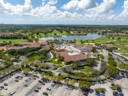 Clubhouse aerial view