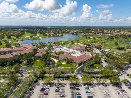 Clubhouse aerial view