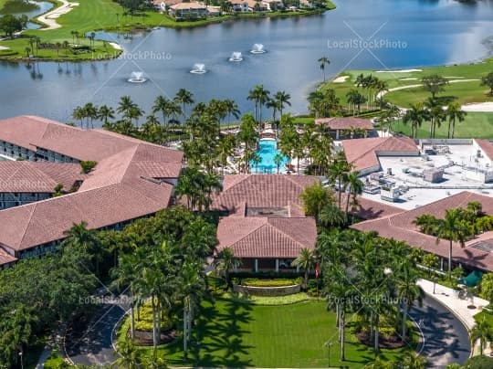 Clubhouse aerial view