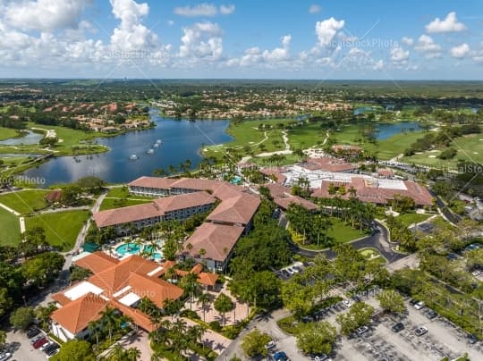 Clubhouse aerial view