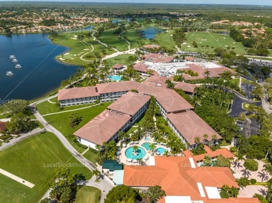 Clubhouse aerial view