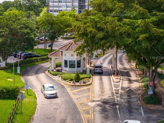 Entrance Gate Aerial View