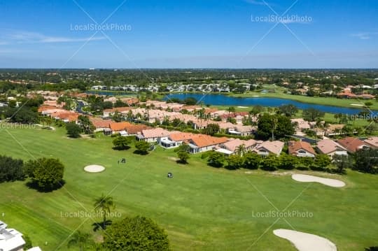 Golf Course Aerial View