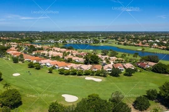 Golf Course Aerial View