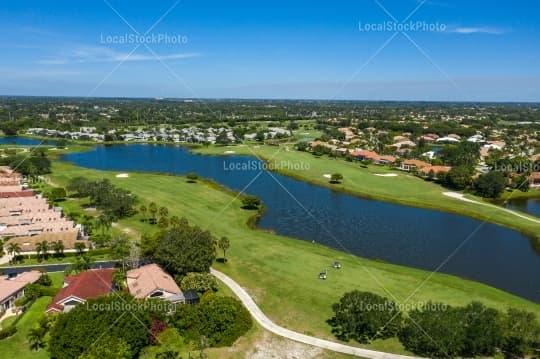 Golf Course Aerial View