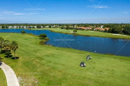 Golf Course Aerial View