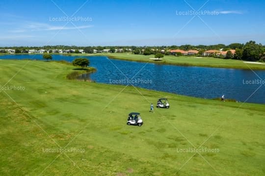 Golf Course Aerial View