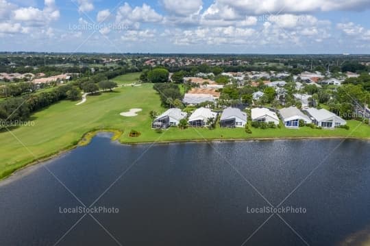 Golf Course Aerial View