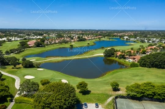 Golf Course Aerial View