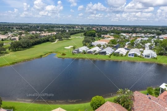 Golf Course Aerial View