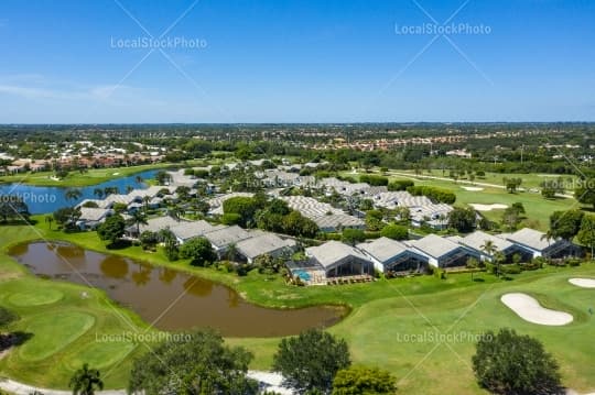 Golf Course Aerial View