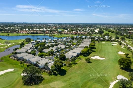 Golf Course Aerial View