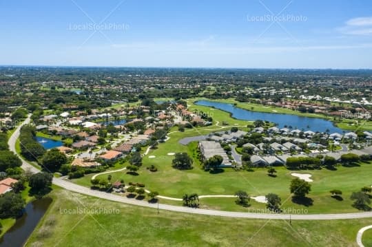 Golf Course Aerial View