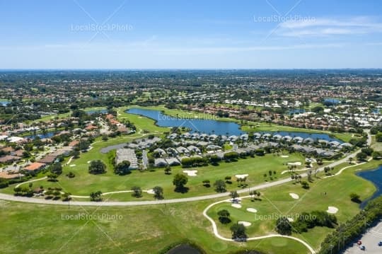 Golf Course Aerial View