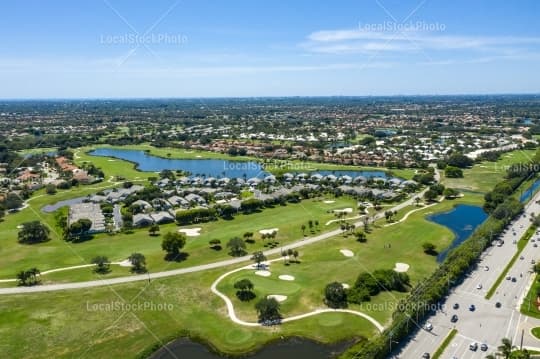 Golf Course Aerial View