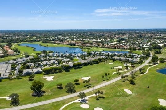 Golf Course Aerial View