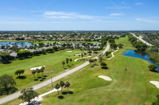 Golf Course Aerial View