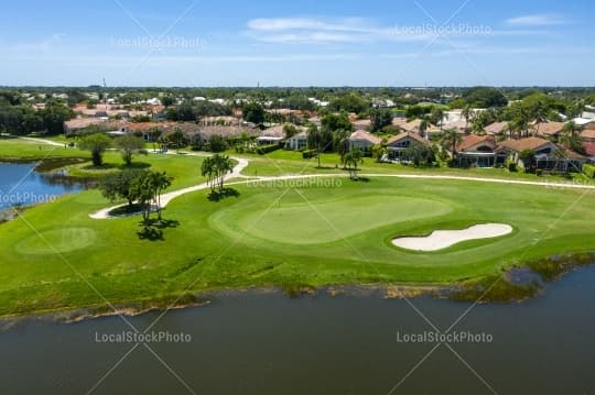 Golf Course Aerial View