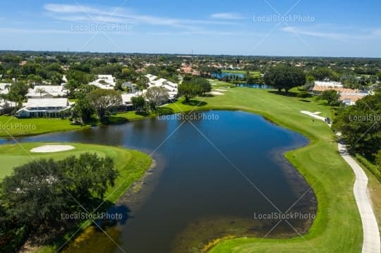 Golf Course Aerial View