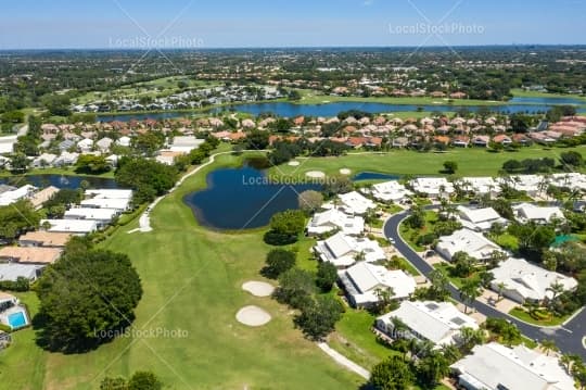 Golf Course Aerial View