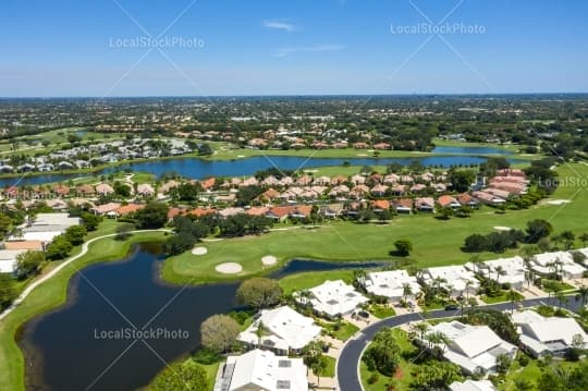 Golf Course Aerial View