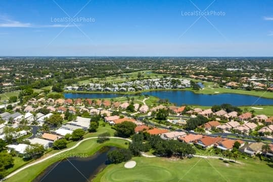 Golf Course Aerial View