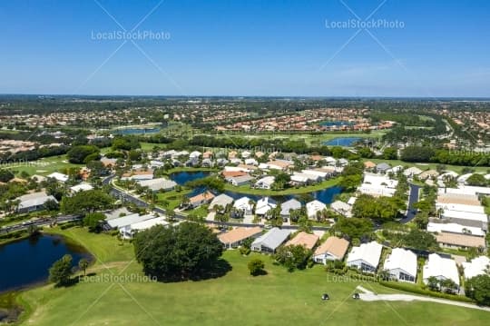 Golf Course Aerial View