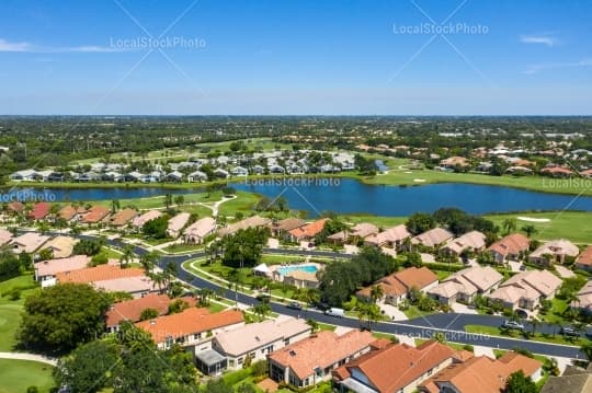 Golf Course Aerial View