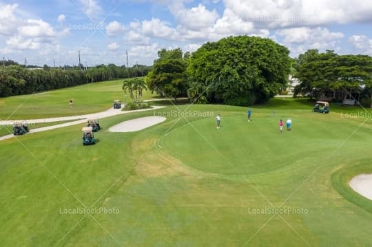 Golf Course Aerial View