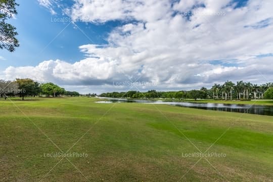 Golf course view