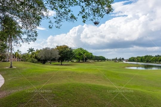 Golf course view