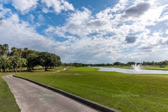 Golf course view