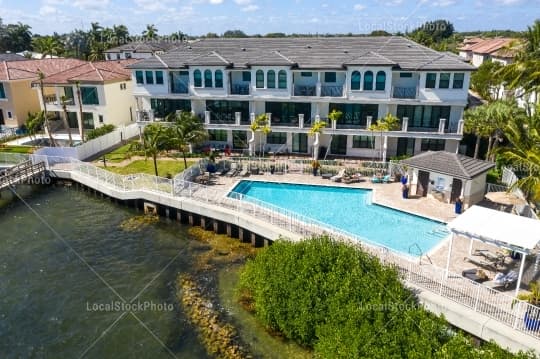 Pool Aerial View