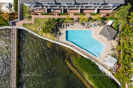 Pool Aerial View