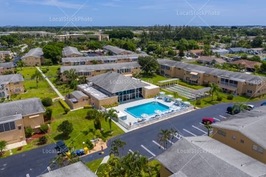 Pool Aerial View