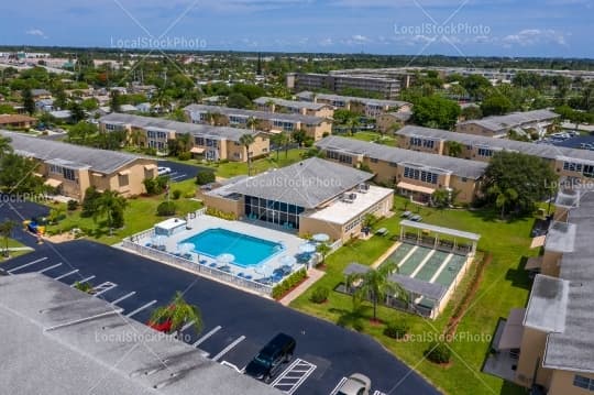 Pool Aerial View